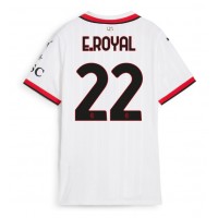 AC Milan Emerson Royal #22 Vieraspaita Naiset 2024-25 Lyhythihainen